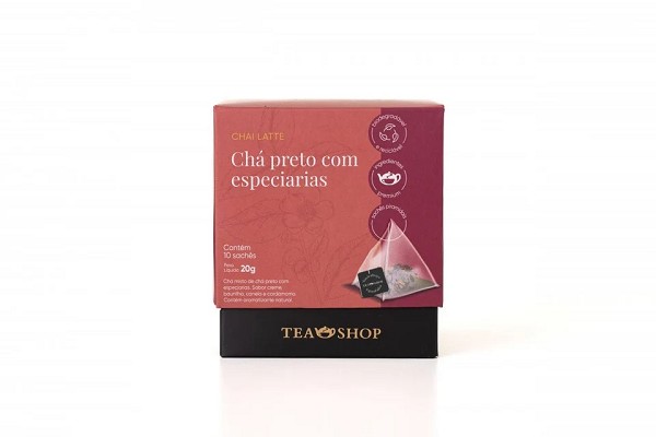 chai latte caixa saches piramidais (10 saches) 93