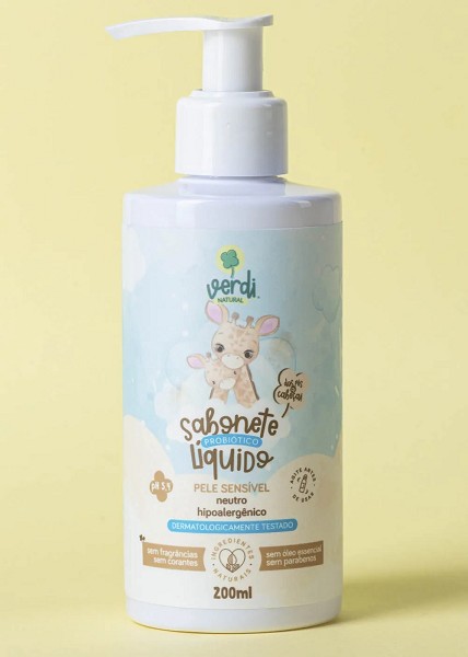 sabonete liquido probiotico neutro para pele sensivel infantil 255