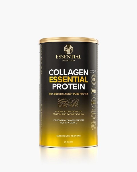 collagen essential protein frutas tropicais lata 427,5g/25ds essential 55